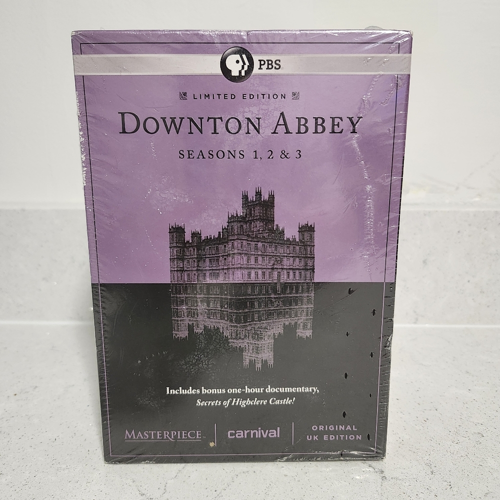 Sealed Limited Edition Downton Abbey - Seasons 1-3 DVD UK Edition